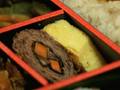玉子焼きと牛肉巻き(人参ゴボウ)